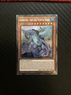 Yugioh Gameciel, the Sea Turtle Kaiju MP25-EN028 Starlight Edition 1st Ed NM - Image 1