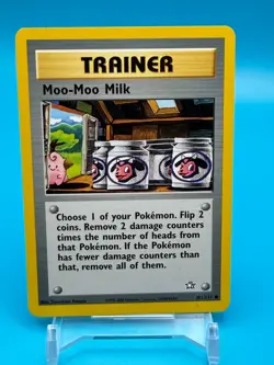 Moo Moo Milk Pokemon Neo Genesis Trainer Card 101/111 NM Vintage Unlimited TCG - Image 1