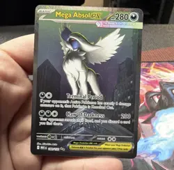 Mega Absol Ex 180/132 Mega Evolution Full Art Ultra Rare Pokemon Card NM - Image 1