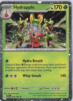 Hydrapple (Cosmos Holo) Rare Miscellaneous Cards & Products 018/182 NM - Image 1