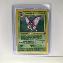 Venomoth 13/64 Jungle Holo Rare Unlimited Pokemon Card - Image 1