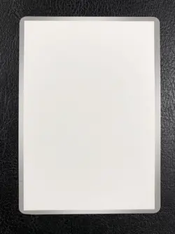 Pokemon TCG - Blank Filler Card - Grey Silver Border - Discard Error Misprint - Image 1