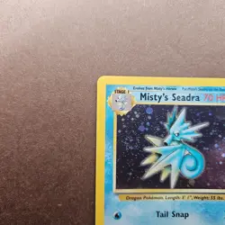 Misty's Seadra 9/132 Pokemon Gym Heroes Holo Rare Card - LP - Image 2
