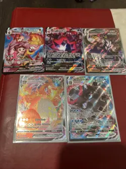 Pokemon TCG Charizard And Blastoise VMAX Collection (lot of 5 cards) - Image 1