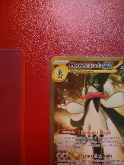 Pokemon Meowscarada EX 271/193 Paldea Evolved Full Art Gold Secret Rare Card - Image 2