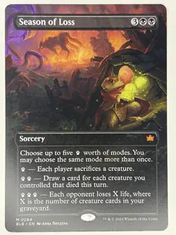 Season of Loss (Borderless) M Bloomburrow 284 NM - Image 1