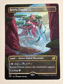 Ketria Triome - Showcase - Ikoria, Lair of Behemoths- MTG LP - Image 1