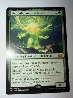 Omnath, Locus of Mana Commander Collection: Green Regular. Crease. - Image 1