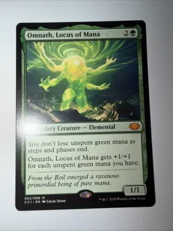 Omnath, Locus of Mana Commander Collection: Green Regular. Crease. - Image 2
