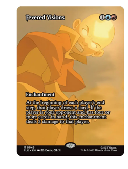 Fevered Visions - Borderless Avatar MTG - Image 1