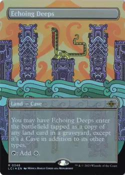 Echoing Deeps (Borderless) R Foil The Lost Caverns of Ixalan 346 NM - Image 1