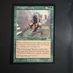 Magic the Gathering MTG Deranged Hermit Urza's Legacy Lightly Played LP - Image 1