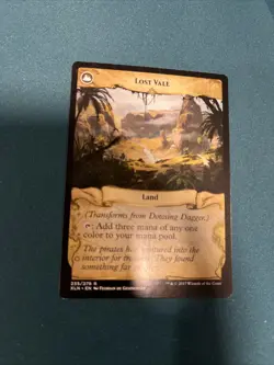 MTG Dowsing Dagger / Lost Vale NM Unplayed - Image 2