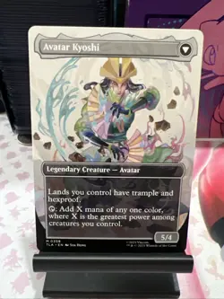 The Legend of Kyoshi Borderless MTG Avatar Mythic 358 NM X1 - Image 2