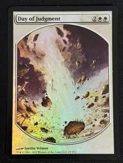 1x MTG Day of Judgment (Foil) - Magic Player Rewards (MPRP) #1 - Magic - Image 1