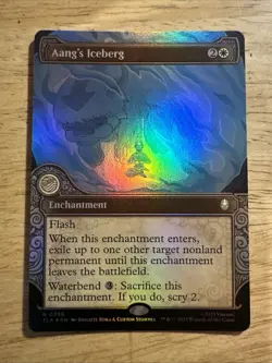 Aang's Iceberg (Showcase) MTG Avatar: The Last Airbender Foil NM Pack Fresh - Image 1