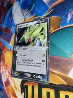 Pokemon Pop Series 1 Tyranitar Ex 17/17 Holo Rare - Holo Bleed Error - 4 swirls - Image 4