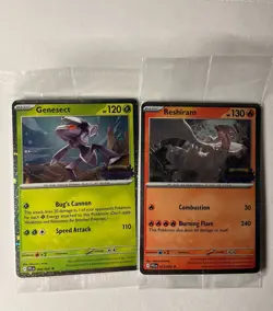 Pokemon TCG Genesect & Reshiram Phantasmal Flames Promo SEALED - Image 1
