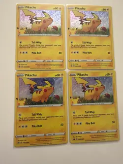4x Rare Holo Pikachu SWSH039 Pokemon General Mills Promo PACK FRESH SEE PICS! - Image 1