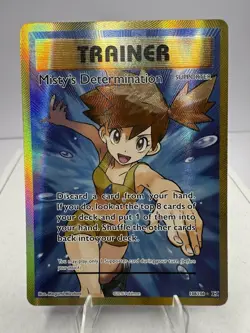 Misty's Determination Full Art Trainer Holo 108/108 XY Evolutions Pokemon - Image 1