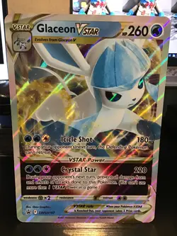Glaceon VSTAR SWSH197 Pokemon Black Star Promo Holo Jumbo - Image 1