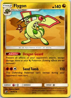 Flygon - Dragon Majesty 39/70 - Uncommon - NM Pokemon TCG - Image 1