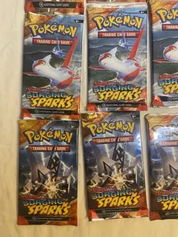 Pokemon Surging Sparks Lot Of 16 Booster Packs - Image 4