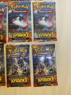 Pokemon Surging Sparks Lot Of 16 Booster Packs - Image 5