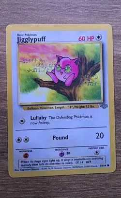 1999 Pokemon Jungle Set Jigglypuff #54 possible PSA 10 GEM MINT - Image 1