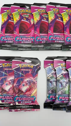 Lot of (14) Pokemon Sword & Shield Fusion Strike Sleeved Booster Packs SEALED - Image 2