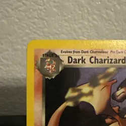 Pokemon Dark Charizard Holo Rare 1st Edition SEE DESCRIPTION - Image 4