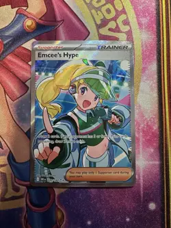 Emcee's Hype 220/182 Ultra Rare SV10: Destined Rivals Pokemon TCG NM - Image 1