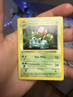 1999 Pokemon Ivysaur 30/102 1st Edition Base Set Shadowless Vintage - Image 1