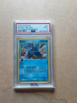 Pokemon EX Dragon Frontiers Bagon 43/101 PSA 9 Reverse Foil/Holo Graded Card - Image 1