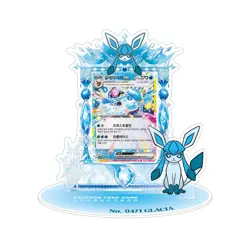 Pokemon Card Game Official Acrylic Card Stand - Glaceon (Korea Exclusive) - Image 1