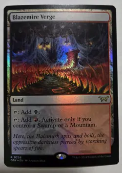 Blazemire Verge Duskmourn: House of Horror Foil - Image 1