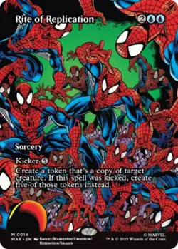 FOIL Rite of Replication - #014 Mythic Marvel's Spider-Man MARVEL Universe - Image 1