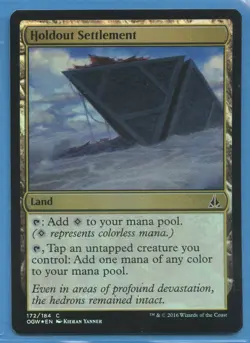 MTG: Oath of the Gatewatch: Holdout Settlement: FOIL - Image 1