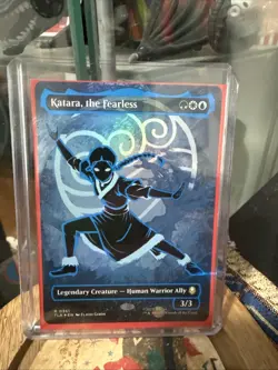 Katara, the Fearless (Borderless) (Neon Ink Foil) Avatar:The Last Airbender Foil - Image 1