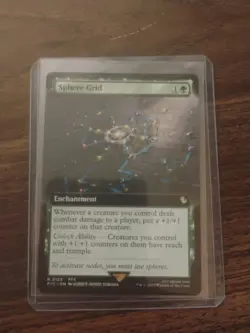 MTG Sphere Grid (Extended Art) Foil NM Commander: FINAL FANTASY Magic 123 - Image 1
