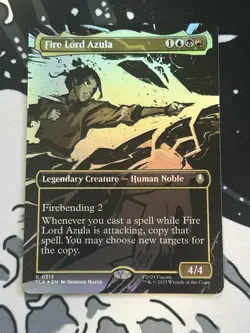 Fire Lord Azula (0313) (Borderless) Avatar: The Last Airbender Foil NM - Image 1