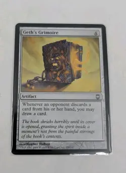 MTG Geth's Grimoire Darksteel Regular NM Magic The Gathering - Image 1