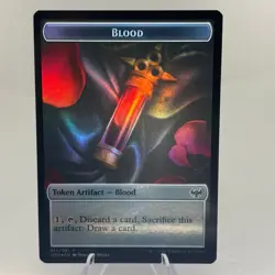 Blood Token Human Soldier Token - Double-Sided - Foil - Crimson Vow - Image 1
