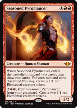 [1x] Seasoned Pyromancer Near Mint, English Modern Horizons MTG Magic - Image 1