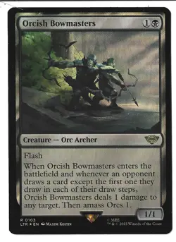 Orcish Bowmasters [Normal Foil] The Lord of the Rings: Tales of Middle Earth LP - Image 1