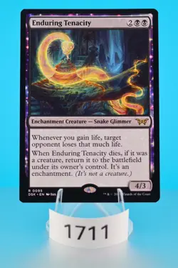 MTG Enduring Tenacity Duskmourn: House of Horror Regular #95 - Image 1