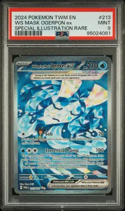 Wellspring Mask Ogerpon ex 213/167 Sv06: Twilight Masquerade Holo for sale online - Image 1