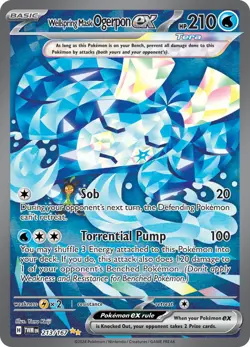 Wellspring Mask Ogerpon ex 213/167 Sv06: Twilight Masquerade Holo for sale online - Image 4