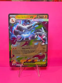 Pokemon TCG - Mega Charizard X EX 013 SV8.5 Phantasmal Flames NM - Image 1