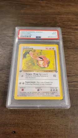 Pokemon Lickitung 38/64 Jungle 1st Edition PSA 9 - Image 3